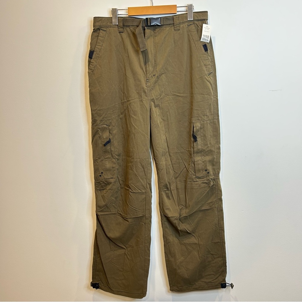 Vintage 90’s Tera Gear Baggy Adjustable Cargo Pants Green